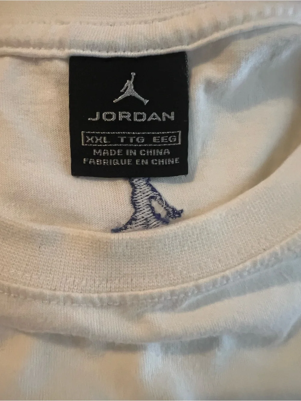 Jordan Men's Short-Sleeve Animal Block Print Gray T-Shirt Size XXL